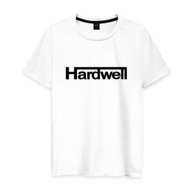 Мужская футболка хлопок с принтом Hardwell , 100% хлопок | прямой крой, круглый вырез горловины, длина до линии бедер, слегка спущенное плечо. | hardwell | house | хардвелл | хаус