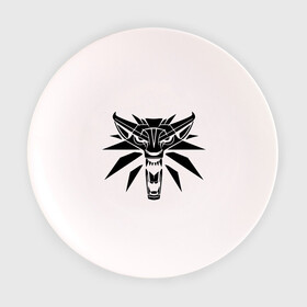 Тарелка 3D с принтом The Witcher 3 , фарфор | диаметр - 210 мм
диаметр для нанесения принта - 120 мм | ведьмак