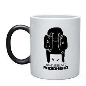 Кружка хамелеон с принтом Radiohead , керамика | меняет цвет при нагревании, емкость 330 мл | capitol | creep | emi | parlophone | the king of limbs | джонни гринвуд | колин гринвуд | радиохэд | том йорк | фил селуэй | эд о’брайен