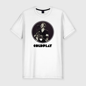Мужская футболка премиум с принтом Coldplay , 92% хлопок, 8% лайкра | приталенный силуэт, круглый вырез ворота, длина до линии бедра, короткий рукав | coldplay | ghost stories | mylo xyloto | parachutes