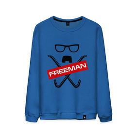 Мужской свитшот хлопок с принтом Freeman , 100% хлопок |  | freeman | half life | игра | халф лайф