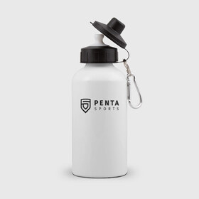 Бутылка спортивная с принтом Team Penta sports , металл | емкость — 500 мл, в комплекте две пластиковые крышки и карабин для крепления | counter   strike | team