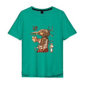 Мужская футболка хлопок Oversize с принтом Korn , 100% хлопок | свободный крой, круглый ворот, “спинка” длиннее передней части | korn | metal | дэвис | корн | метал | рок