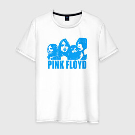 Мужская футболка хлопок с принтом Pink Floyd , 100% хлопок | прямой крой, круглый вырез горловины, длина до линии бедер, слегка спущенное плечо. | 