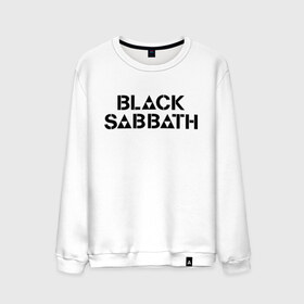 Мужской свитшот хлопок с принтом Black Sabbath , 100% хлопок |  | black sabbath