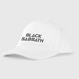 Детская бейсболка с принтом Black Sabbath , 100% хлопок | классический козырек, металлическая застежка-регулятор размера | Тематика изображения на принте: black sabbath