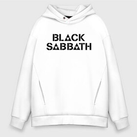 Мужское худи Oversize хлопок с принтом Black Sabbath , френч-терри — 70% хлопок, 30% полиэстер. Мягкий теплый начес внутри —100% хлопок | боковые карманы, эластичные манжеты и нижняя кромка, капюшон на магнитной кнопке | black sabbath