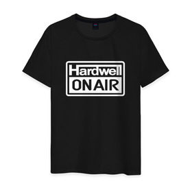 Мужская футболка хлопок с принтом Hardwell on air , 100% хлопок | прямой крой, круглый вырез горловины, длина до линии бедер, слегка спущенное плечо. | dj | hardwell | hardwell on air | house | хардвелл