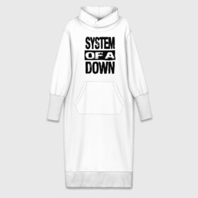 Платье удлиненное хлопок с принтом System Of A Down ,  |  | hard rock | metal | rock | serj | system of a down | tankian | метал | рок | систем | танкян | хардрок