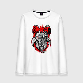 Мужской лонгслив хлопок с принтом Slipknot goat , 100% хлопок |  | metall | punk | slipknot | метал | панк рок | слипнот