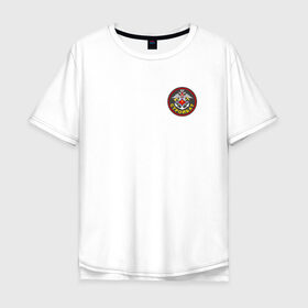 Мужская футболка хлопок Oversize с принтом Стройбат , 100% хлопок | свободный крой, круглый ворот, “спинка” длиннее передней части | армия | молоток | служба | солдаты