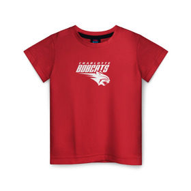 Детская футболка хлопок с принтом Charlotte Bobcats , 100% хлопок | круглый вырез горловины, полуприлегающий силуэт, длина до линии бедер | charlotte bobcats | nba | баскетбол