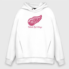 Мужское худи Oversize хлопок с принтом Detroit Red Wings , френч-терри — 70% хлопок, 30% полиэстер. Мягкий теплый начес внутри —100% хлопок | боковые карманы, эластичные манжеты и нижняя кромка, капюшон на магнитной кнопке | Тематика изображения на принте: detroit red wings | nhl | хоккей