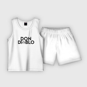 Детская пижама с шортами хлопок с принтом Don Diablo ,  |  | dj | don diablo | house | хаус