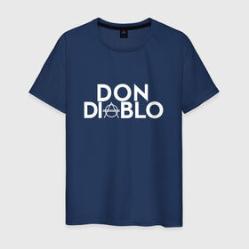 Мужская футболка хлопок с принтом Don Diablo , 100% хлопок | прямой крой, круглый вырез горловины, длина до линии бедер, слегка спущенное плечо. | dj | don diablo | house | хаус