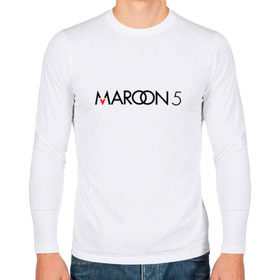 Мужской лонгслив хлопок с принтом Maroon 5 , 100% хлопок |  | Тематика изображения на принте: 