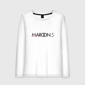 Женский лонгслив хлопок с принтом Maroon 5 , 100% хлопок |  | Тематика изображения на принте: 