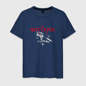 Мужская футболка хлопок с принтом The Witcher 3 , 100% хлопок | прямой крой, круглый вырез горловины, длина до линии бедер, слегка спущенное плечо. | the witcher | the witcher 3 | компьютерные игры