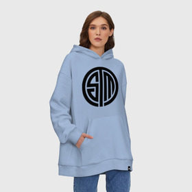 Худи SuperOversize хлопок с принтом SoloMid , 70% хлопок, 30% полиэстер, мягкий начес внутри | карман-кенгуру, эластичная резинка на манжетах и по нижней кромке, двухслойный капюшон
 | counter strike | hearthstone | league of legends | solomid | team | игры | тима