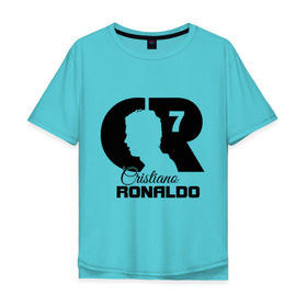 Мужская футболка хлопок Oversize с принтом Ronaldo , 100% хлопок | свободный крой, круглый ворот, “спинка” длиннее передней части | cristiano | real madrid | ronaldo | кристиано роналдо | криштиану | криштиану роналду | реал мадрид | роналду | рональдо | спорт | футбол