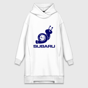 Платье-худи хлопок с принтом Subaru ,  |  | subaru | авто | субарик | субару | турбина | улитка