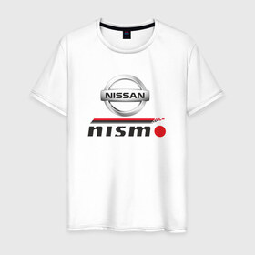 Мужская футболка хлопок с принтом Nismo , 100% хлопок | прямой крой, круглый вырез горловины, длина до линии бедер, слегка спущенное плечо. | nismo | nissan | лого | низмо | нисан