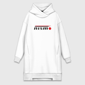 Платье-худи хлопок с принтом Nismo ,  |  | nismo | nissan | лого | низмо | нисан