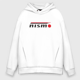 Мужское худи Oversize хлопок с принтом Nismo , френч-терри — 70% хлопок, 30% полиэстер. Мягкий теплый начес внутри —100% хлопок | боковые карманы, эластичные манжеты и нижняя кромка, капюшон на магнитной кнопке | nismo | nissan | лого | низмо | нисан