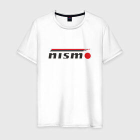 Мужская футболка хлопок с принтом Nismo , 100% хлопок | прямой крой, круглый вырез горловины, длина до линии бедер, слегка спущенное плечо. | nismo | nissan | лого | низмо | нисан