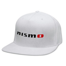 Кепка снепбек с прямым козырьком с принтом Nismo , хлопок 100% |  | nismo | nissan | авто | лого | низмо | нисан