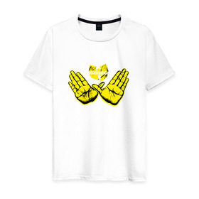 Мужская футболка хлопок с принтом Wu tang clan , 100% хлопок | прямой крой, круглый вырез горловины, длина до линии бедер, слегка спущенное плечо. | clan | hip hop | rza | wu tang | wutang | ву танг | вутанг | рэп