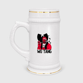 Кружка пивная с принтом Wu tang clan ,  керамика (Материал выдерживает высокую температуру, стоит избегать резкого перепада температур) |  объем 630 мл | clan | hip hop | rza | wu tang | wutang | ву танг | вутанг | рэп