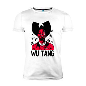 Мужская футболка премиум с принтом Wu tang clan , 92% хлопок, 8% лайкра | приталенный силуэт, круглый вырез ворота, длина до линии бедра, короткий рукав | clan | hip hop | rza | wu tang | wutang | ву танг | вутанг | рэп