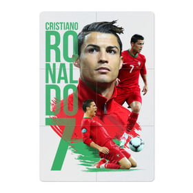 Магнитный плакат 2Х3 с принтом Ronaldo , Полимерный материал с магнитным слоем | 6 деталей размером 9*9 см | роналдо