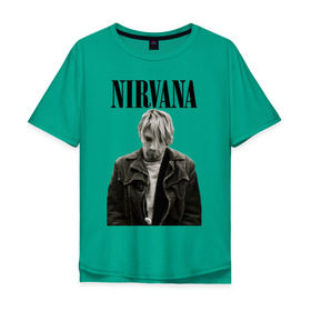 Мужская футболка хлопок Oversize с принтом nirvana t-shirt , 100% хлопок | свободный крой, круглый ворот, “спинка” длиннее передней части | Тематика изображения на принте: kurt cobain | nirvana | гранж | курт кобейн | нирвана