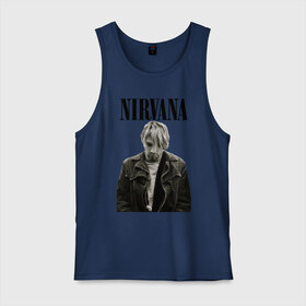 Мужская майка хлопок с принтом nirvana t-shirt , 100% хлопок |  | Тематика изображения на принте: kurt cobain | nirvana | гранж | курт кобейн | нирвана