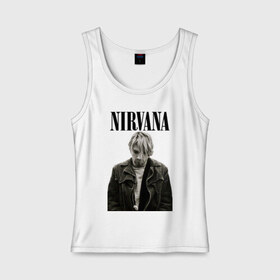Женская майка хлопок с принтом nirvana t-shirt , 95% хлопок, 5% эластан |  | kurt cobain | nirvana | гранж | курт кобейн | нирвана