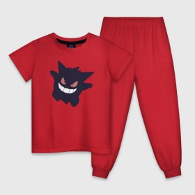 Детская пижама хлопок с принтом Trickster , 100% хлопок |  брюки и футболка прямого кроя, без карманов, на брюках мягкая резинка на поясе и по низу штанин
 | trickster трикстер покемон pokemon