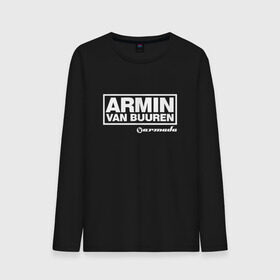 Мужской лонгслив хлопок с принтом Armin van Buuren , 100% хлопок |  | armada | armin van buuren | trance | армин