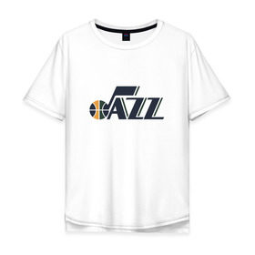 Мужская футболка хлопок Oversize с принтом NBA Utah Jazz , 100% хлопок | свободный крой, круглый ворот, “спинка” длиннее передней части | Тематика изображения на принте: jazz | nba | utah | баскетбол | джазз | нба | юта