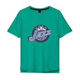 Мужская футболка хлопок Oversize с принтом NBA Utah Jazz , 100% хлопок | свободный крой, круглый ворот, “спинка” длиннее передней части | jazz | nba | nba utah jazz basketballбаскетбол | utah | нба | спорт