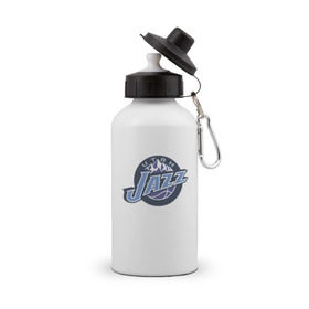 Бутылка спортивная с принтом NBA Utah Jazz , металл | емкость — 500 мл, в комплекте две пластиковые крышки и карабин для крепления | jazz | nba | nba utah jazz basketballбаскетбол | utah | нба | спорт