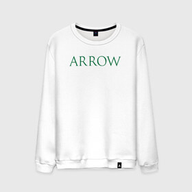 Мужской свитшот хлопок с принтом Arrow , 100% хлопок |  | arrow green зеленая стрела дс куин