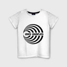 Детская футболка хлопок с принтом Big bang , 100% хлопок | круглый вырез горловины, полуприлегающий силуэт, длина до линии бедер | big bang | g dragon | k pop | биг бенг | кей поп | корея