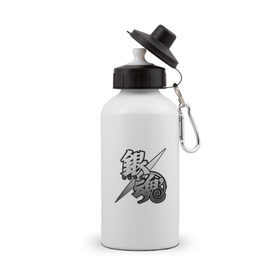 Бутылка спортивная с принтом Gintama , металл | емкость — 500 мл, в комплекте две пластиковые крышки и карабин для крепления | Тематика изображения на принте: gintama серебряная душаgintama | гинтама | серебряная душа