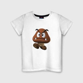 Детская футболка хлопок с принтом GOOMBA Gaming , 100% хлопок | круглый вырез горловины, полуприлегающий силуэт, длина до линии бедер | dota | dota 2 | goomba gaming | logo | дота | лого