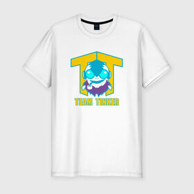Мужская футболка премиум с принтом Team Tinker , 92% хлопок, 8% лайкра | приталенный силуэт, круглый вырез ворота, длина до линии бедра, короткий рукав | dota | dota 2 | logo | team tinker | дота | лого
