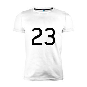 Мужская футболка премиум с принтом Number 23 Jordan, Lebron , 92% хлопок, 8% лайкра | приталенный силуэт, круглый вырез ворота, длина до линии бедра, короткий рукав | jordan