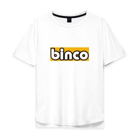 Мужская футболка хлопок Oversize с принтом Binco , 100% хлопок | свободный крой, круглый ворот, “спинка” длиннее передней части | binco | gta | gta 5 | gta v | san andreas | гта | игры