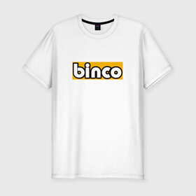 Мужская футболка премиум с принтом Binco , 92% хлопок, 8% лайкра | приталенный силуэт, круглый вырез ворота, длина до линии бедра, короткий рукав | Тематика изображения на принте: binco | gta | gta 5 | gta v | san andreas | гта | игры